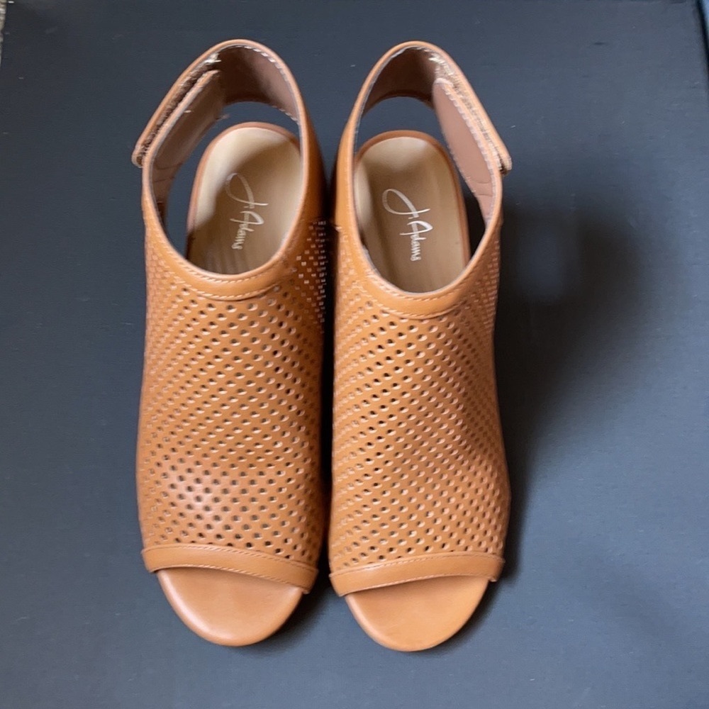 Dress sandals comfort leather slingback open toes - Picture 5 of 5